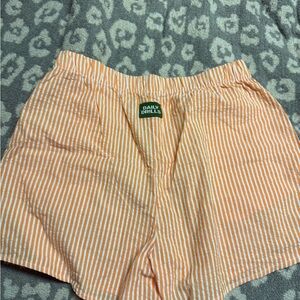 Daily Drills Women's Orange Striped resort Shorts M/L